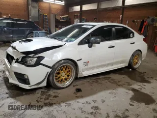 2017 Subaru WRX Limited with VIN JF1VA1N65H8814136, listed as a Copart auction lot 43193275 with 124,721 mi miles and Salvage Title. Bid and sale history available at carsss.com. Image 1.