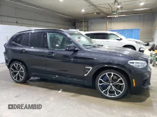 2020 BMW X3 M Competition with VIN 5YMTS0C08L9B65601, listed as a Copart auction lot 69317924 with 52,109 mi miles and Salvage Title. Bid and sale history available at carsss.com. Image 4.
