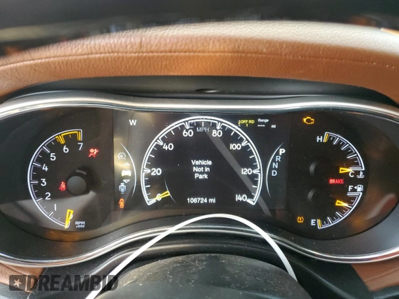 2018 Jeep Grand Cherokee Summit with VIN 1C4RJFJT2JC390079, listed as a Copart auction lot 43502555 with 106,724 mi miles and Salvage title. Bid and sale history available at DreamBid. Image 9.