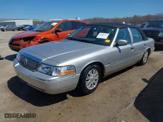 2005 Mercury Grand Marquis LS Premium with VIN 2MEFM75WX5X663507, listed as a IAAI auction lot 42046613 with 85,358 mi miles. Bid and sale history available at carsss.com. Image 2.