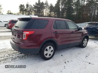 2015 Ford Utility Police Interceptor with VIN 1FM5K8AR7FGA57383, listed as a Copart auction lot 85609734 with 164,495 mi miles and Clean Title. Bid and sale history available at carsss.com. Image 3.