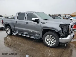 2021 GMC Sierra 1500 Limited SLT with VIN 1GTU9DET2MZ128839, listed as a Copart auction lot 69487384 with 98,081 mi miles and Clean Title. Bid and sale history available at carsss.com. Image 4.
