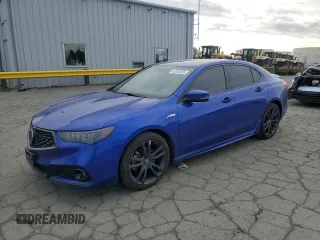 2020 Acura TLX w/A-Spec Pkg with VIN 19UUB1F60LA011402, listed as a Copart auction lot 47825525 with 96,416 mi miles and Salvage Title. Bid and sale history available at carsss.com. Image 1.