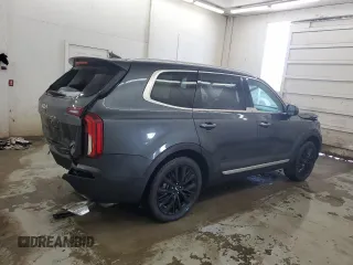 2022 Kia Telluride SX with VIN 5XYP54HC7NG276084, listed as a Copart auction lot 52690395 with 28,005 mi miles and Salvage title. Bid and sale history available at DreamBid. Image 3.