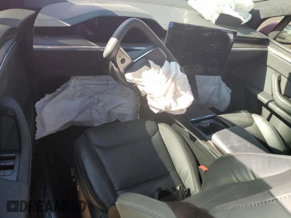 2023 Tesla Model X with VIN 7SAXCBE58PF366762, listed as a Copart auction lot 54133945 with Not Provided miles and Salvage Title. Bid and sale history available at DreamBid. Image 8.
