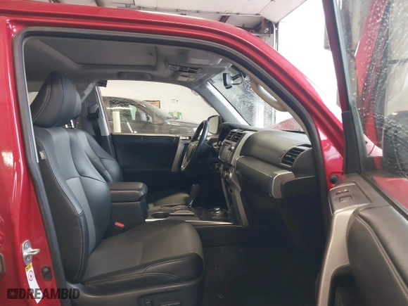 2019 Toyota 4Runner SR5 with VIN JTEBU5JR8K5705475, listed as a IAAI auction lot 41699077 with 110,216 mi miles. Bid and sale history available at carsss.com. Image 5.