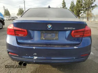 2017 BMW 3 Series 330e iPerformance with VIN WBA8E1C31HA030000, listed as a Copart auction lot 41706995 with 93,213 mi miles and Salvage Title. Bid and sale history available at carsss.com. Image 6.