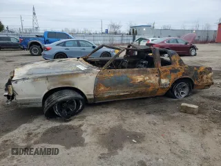 1987 Chevrolet Monte Carlo с VIN 1G1GZ11G2HP106631, выставлен на аукционе Copart как лот 50216785 с пробегом Не указан миль и На запчасти • Non repairable. История ставок и продаж доступна на DreamBid. Изображение 1.