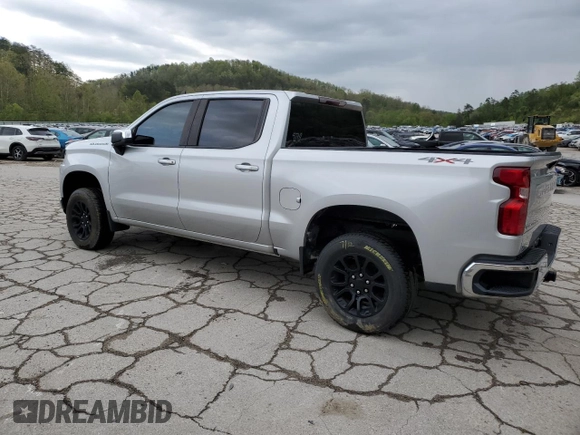 2020 Chevrolet Silverado 1500 LT with VIN 1GCPYDEK2LZ190442, listed as a Copart auction lot 46933745 with Not Provided miles and Salvage Title. Bid and sale history available at DreamBid. Image 2.