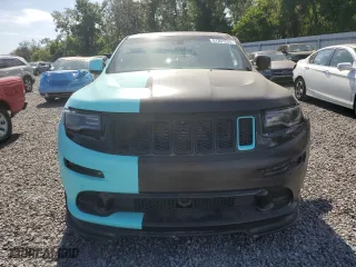 2015 Jeep Grand Cherokee SRT with VIN 1C4RJFDJXFC861588, listed as a Copart auction lot 51301235 with 35,927 mi miles and Clean Title. Bid and sale history available at carsss.com. Image 5.