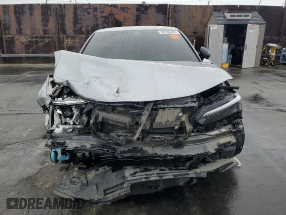 2022 Honda Civic Sedan Sport with VIN 2HGFE2F59NH505520, listed as a Copart auction lot 48165305 with 0 mi miles and Salvage Title. Bid and sale history available at carsss.com. Image 5.