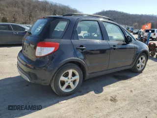 2008 Suzuki SX4 with VIN JS2YB413985100650, listed as a Copart auction lot 48760345 with 104,724 mi miles and Salvage Title. Bid and sale history available at DreamBid. Image 3.