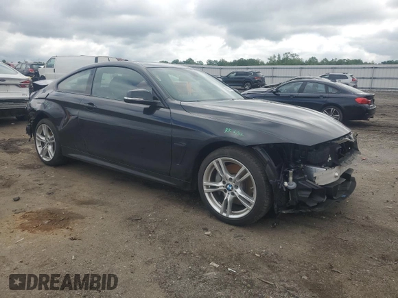 2019 BMW 4 Series 440i xDrive with VIN WBA4W9C52KAF94728, listed as a Copart auction lot 56696245 with 26,713 mi miles and Salvage title. Bid and sale history available at DreamBid. Image 4.