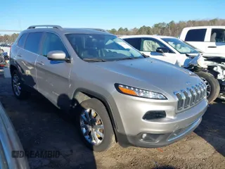 2014 Jeep Cherokee Limited with VIN 1C4PJLDB8EW221620, listed as a IAAI auction lot 41670020 with 171,513 mi miles. Bid and sale history available at carsss.com. Image 1.