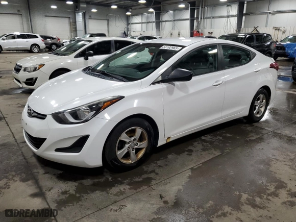 2015 Hyundai Elantra SE with VIN 5NPDH4AE4FH622477, listed as a Copart auction lot 53192965 with 128,641 mi miles and Clean Title. Bid and sale history available at carsss.com. Image 1.