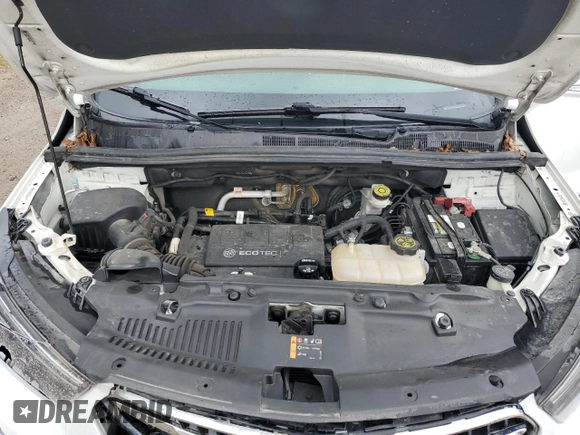 2017 Buick Encore Preferred with VIN KL4CJASB3HB117175, listed as a Copart auction lot 61460385 with 93,435 mi miles and Salvage title. Bid and sale history available at DreamBid. Image 12.