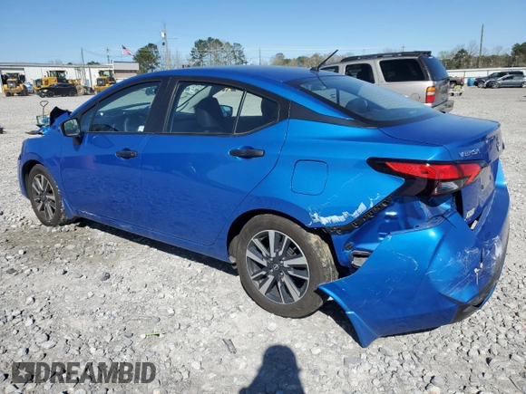 2024 Nissan Versa S with VIN 3N1CN8DV6RL866873, listed as a Copart auction lot 49498055 with 5,344 mi miles and Salvage Title. Bid and sale history available at DreamBid. Image 2.