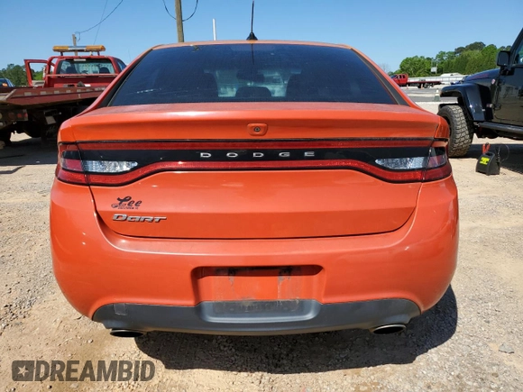 2015 Dodge Dart SXT with VIN 1C3CDFBBXFD242366, listed as a Copart auction lot 51974475 with 179,001 mi miles and Salvage Title. Bid and sale history available at carsss.com. Image 6.