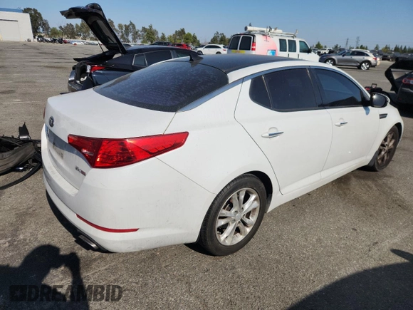 2013 Kia Optima EX with VIN 5XXGN4A71DG196229, listed as a Copart auction lot 64989055 with 146,187 mi miles and Salvage title. Bid and sale history available at DreamBid. Image 3.