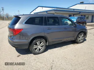 2017 Honda Pilot EX-L with VIN 5FNYF6H51HB086131, listed as a Copart auction lot 53555855 with 133,050 mi miles and Salvage Title. Bid and sale history available at DreamBid. Image 3.