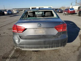 2012 Volkswagen Passat SE with VIN 1VWBP7A33CC042426, listed as a Copart auction lot 87606525 with 179,838 mi miles and Salvage Title. Bid and sale history available at carsss.com. Image 6.