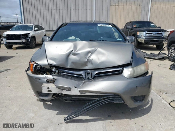 2008 Honda Civic Cpe EX with VIN 2HGFG11808H508249, listed as a Copart auction lot 54180604 with 217,182 mi miles and Non Repairable. Bid and sale history available at carsss.com. Image 5.