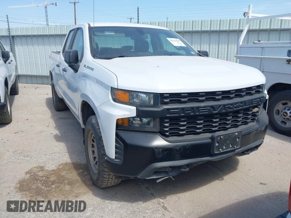 2020 Chevrolet Silverado 1500 Work Truck with VIN 1GCRYAEF9LZ178802, listed as a IAAI auction lot 42223546 with 59,038 mi miles and . Bid and sale history available at DreamBid. Image 1.