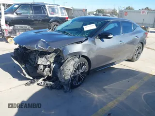 2018 Nissan Maxima SV with VIN 1N4AA6AP1JC370119, listed as a IAAI auction lot 41419190 with 119,881 mi miles. Bid and sale history available at carsss.com. Image 17.