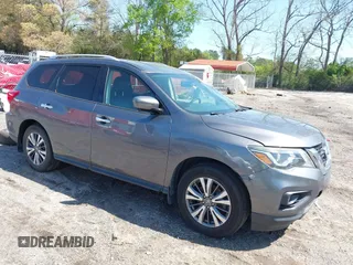 2017 Nissan Pathfinder SV z VIN 5N1DR2MN1HC620676, wystawiony jako IAAI lot #41999185 z przebiegiem 192 466 mil mil oraz . Historia ofert i sprzedaży dostępna na DreamBid. Obrazek 1.