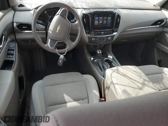 2019 Chevrolet Traverse LT Cloth with VIN 1GNERGKW9KJ201891, listed as a Copart auction lot 58089915 with 71,660 mi miles and Salvage title. Bid and sale history available at DreamBid. Image 8.