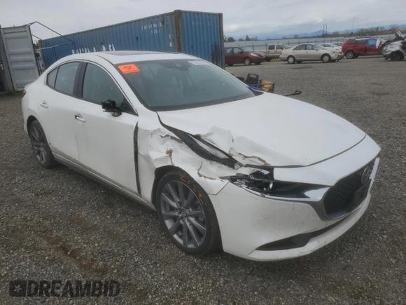 2023 Mazda 3 S Preferred with VIN 3MZBPACMXPM356324, listed as a Copart auction lot 49996295 with 32,173 mi miles and Clean Title. Bid and sale history available at DreamBid. Image 4.