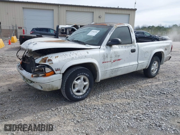 1997 Dodge Dakota with VIN 1B7FL26X5VS182193, listed as a IAAI auction lot 41666506 with 115,483 mi miles and . Bid and sale history available at carsss.com. Image 2.