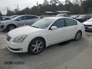 2006 Nissan Maxima 3.5 SL with VIN 1N4BA41E56C853952, listed as a Copart auction lot 46977415 with 127,366 mi miles and Salvage Title. Bid and sale history available at carsss.com. Image 1.