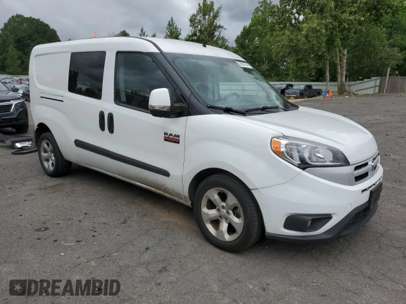 2016 Ram ProMaster City Cargo Tradesman SLT with VIN ZFBERFBT2G6C57423, listed as a Copart auction lot 59997944 with 40,688 mi miles and Salvage Title. Bid and sale history available at DreamBid. Image 4.