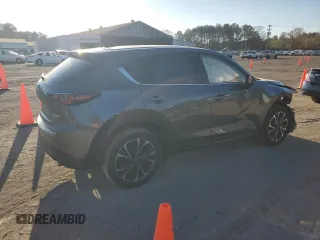 2023 Mazda CX-5 2.5 S Premium Package with VIN JM3KFBDM8P0145921, listed as a Copart auction lot 48218475 with 34,008 mi miles and Salvage Title. Bid and sale history available at carsss.com. Image 3.