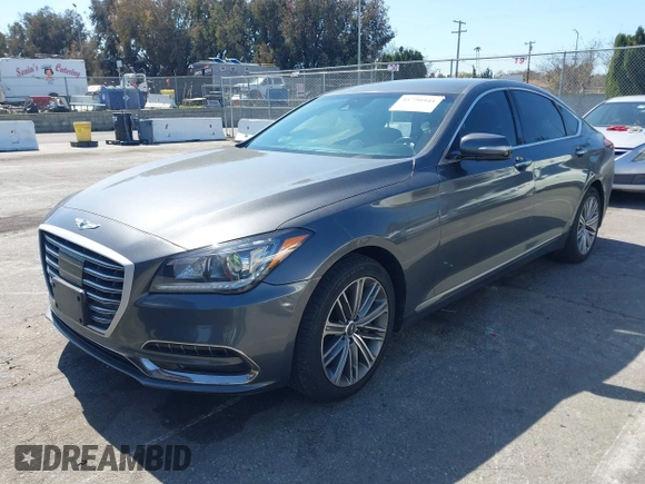 2018 Genesis G80 3.8L z VIN KMHGN4JEXJU283935, wystawiony jako IAAI lot #41750441 z przebiegiem 70 165 mil mil oraz . Historia ofert i sprzedaży dostępna na DreamBid. Obrazek 17.