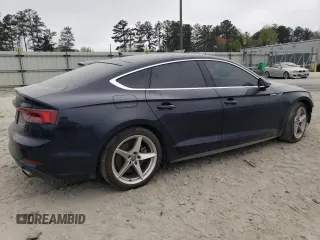 2018 Audi A5 Sportback Premium Plus with VIN WAUENCF51JA065167, listed as a Copart auction lot 45390213 with 59,619 mi miles. Bid and sale history available at carsss.com. Image 3.