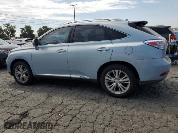 2010 Lexus RX 450h with VIN JTJBC1BA6A2401048, listed as a Copart auction lot 65098785 with 187,949 mi miles and Clean title. Bid and sale history available at DreamBid. Image 2.