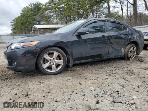 2010 Acura TSX with VIN JH4CU2F64AC004897, listed as a Copart auction lot 44047195 with 0 mi miles and Salvage Title. Bid and sale history available at carsss.com. Image 1.