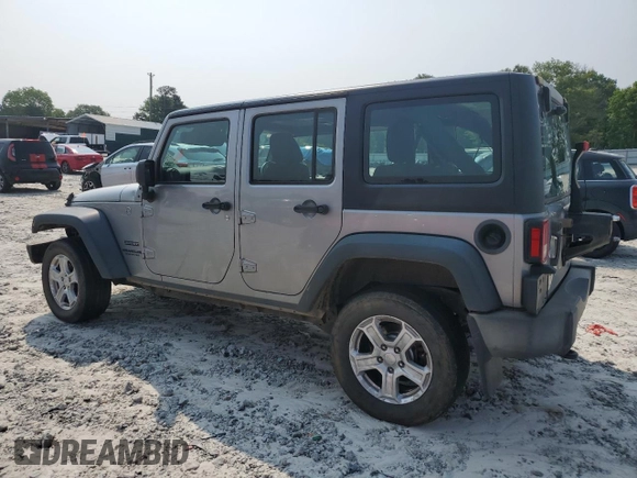 2016 Jeep Wrangler Unlimited Sport RHD с VIN 1C4BJWKG6GL307331, выставлен на аукционе Copart как лот 59289425 с пробегом 154 437 миль миль и Чистый • Clean title. История ставок и продаж доступна на DreamBid. Изображение 2.