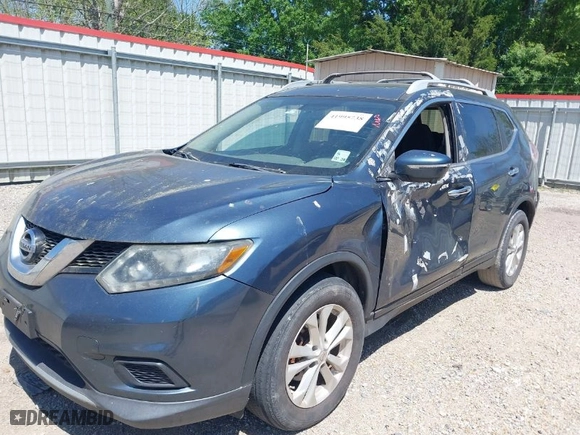 2014 Nissan Rogue SV with VIN 5N1AT2MT4EC813953, listed as a IAAI auction lot 41995738 with 264,064 mi miles. Bid and sale history available at carsss.com. Image 6.