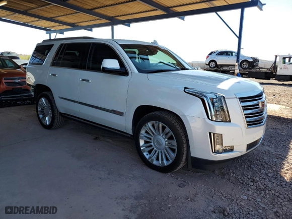 2016 Cadillac Escalade Platinum with VIN 1GYS3DKJ7GR344163, listed as a Copart auction lot 49719985 with 58,947 mi miles and Salvage Title. Bid and sale history available at carsss.com. Image 4.