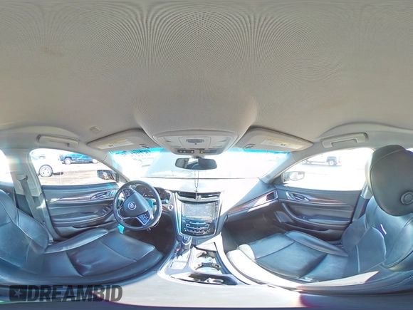 2014 Cadillac CTS AWD with VIN 1G6AW5SX2E0141060, listed as a Copart auction lot 57281445 with 137,904 mi miles and Salvage title. Bid and sale history available at DreamBid. Image 14.