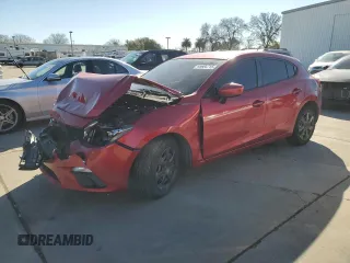 2014 Mazda 3 i Sport with VIN JM1BM1K74E1199164, listed as a Copart auction lot 45604715 with 176,726 mi miles and Salvage Title. Bid and sale history available at carsss.com. Image 1.