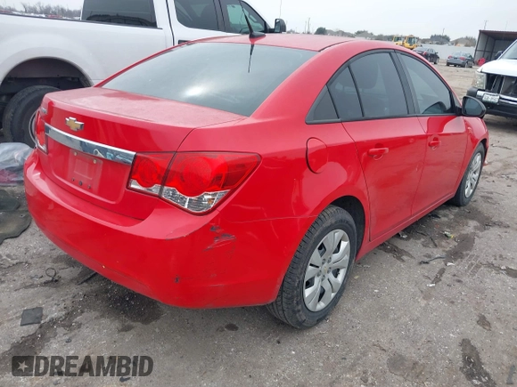 2014 Chevrolet Cruze LS with VIN 1G1PA5SG3E7144801, listed as a IAAI auction lot 41450069 with 69,508 mi miles and . Bid and sale history available at DreamBid. Image 4.