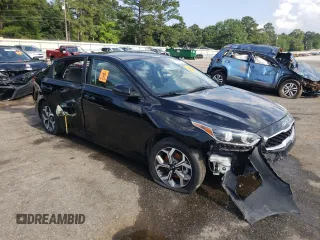 2021 Kia Forte LXS with VIN 3KPF24AD7ME354379, listed as a Copart auction lot 57523025 with Not provided miles and Salvage title. Bid and sale history available at DreamBid. Image 4.
