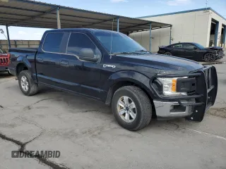 2018 Ford F-150 XL with VIN 1FTEW1C5XJKC65757, listed as a Copart auction lot 51296395 with 103,983 mi miles and Salvage Title. Bid and sale history available at carsss.com. Image 4.
