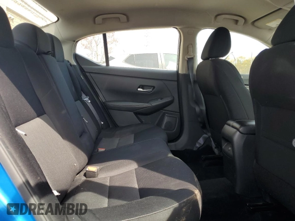 2021 Nissan Sentra SV with VIN 3N1AB8CVXMY294316, listed as a Copart auction lot 54166035 with 55,424 mi miles and Salvage Title. Bid and sale history available at carsss.com. Image 10.