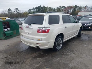 2011 GMC Acadia Denali with VIN 1GKKRTED1BJ399126, listed as a IAAI auction lot 41905415 with 163,357 mi miles. Bid and sale history available at carsss.com. Image 4.