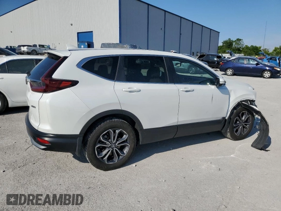 2020 Honda CR-V EX-L with VIN 5J6RW2H87LL047678, listed as a Copart auction lot 58565475 with 85,786 mi miles and Salvage title. Bid and sale history available at DreamBid. Image 3.